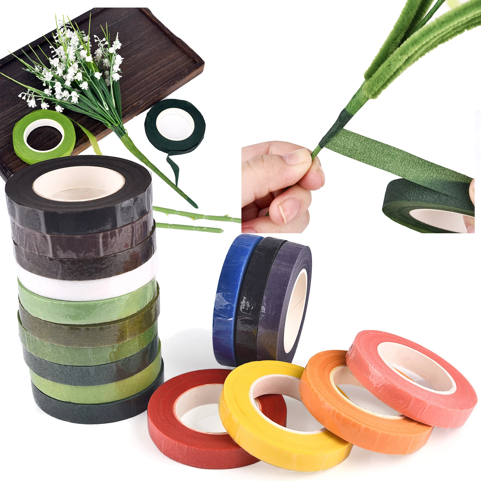 Florist Flower Supply - Fita Floral de 30 Jardas 12MM