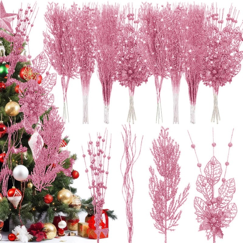12 pçs rosa decoração da árvor - Florist Supply Bulk avaliação e preço