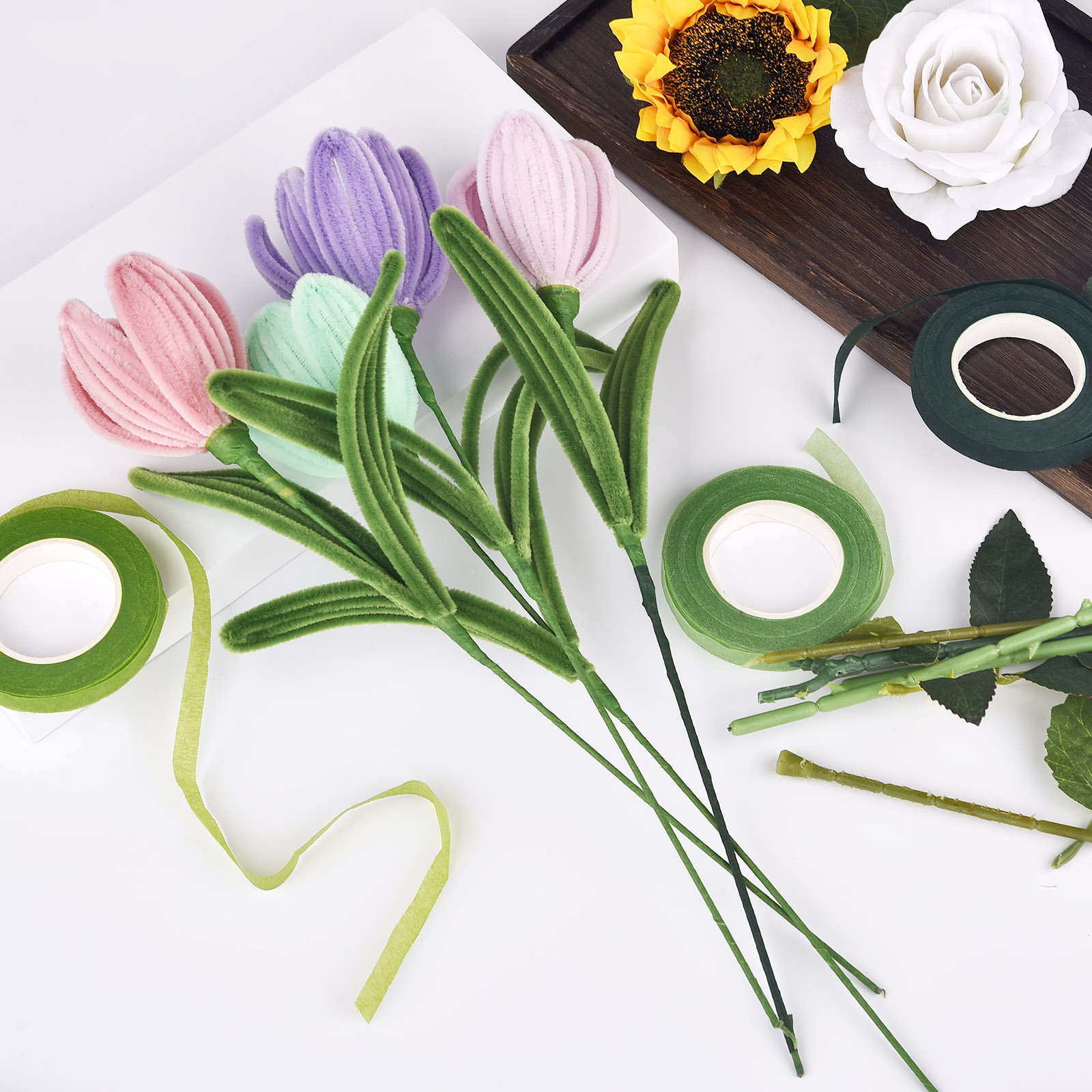 30 jardas fita de haste floral - Florist Supply Bulk avaliação e preço