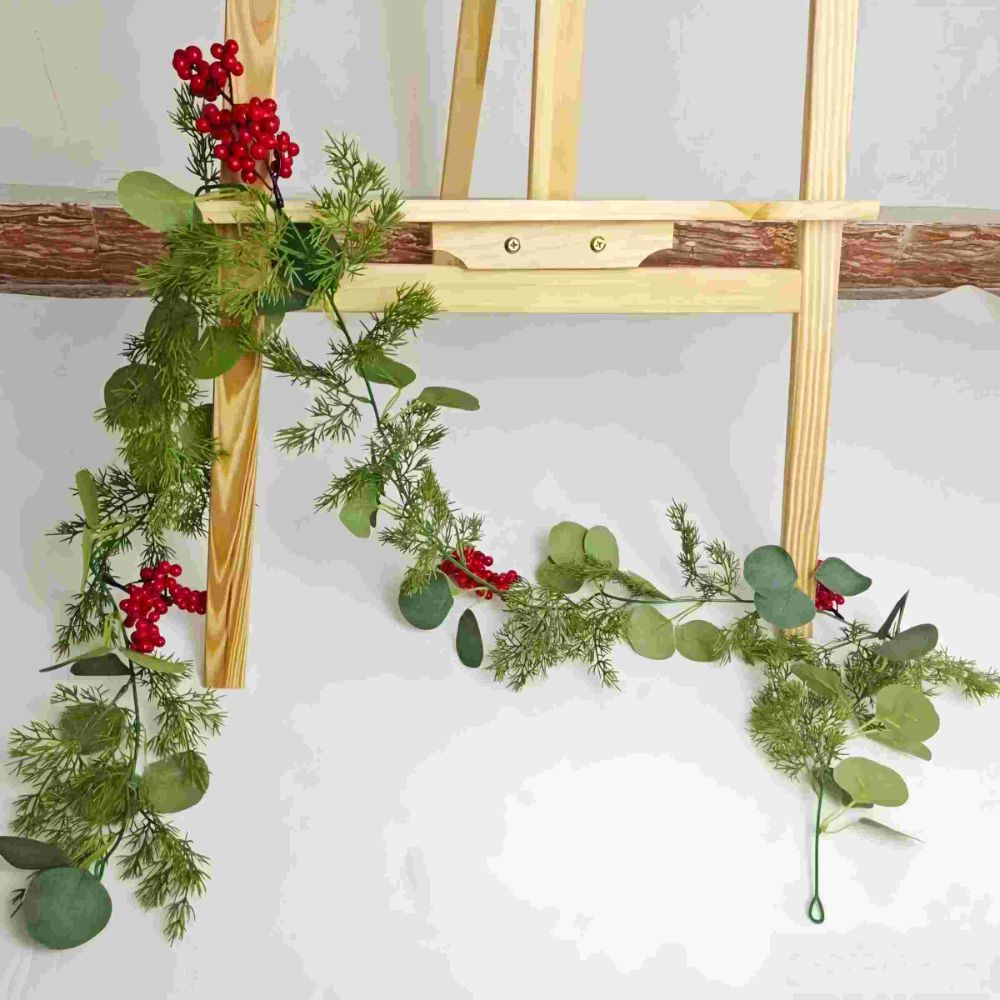 Guirlanda de Natal de 1,80 m d - Eucalyptus Preserved avaliação e preço