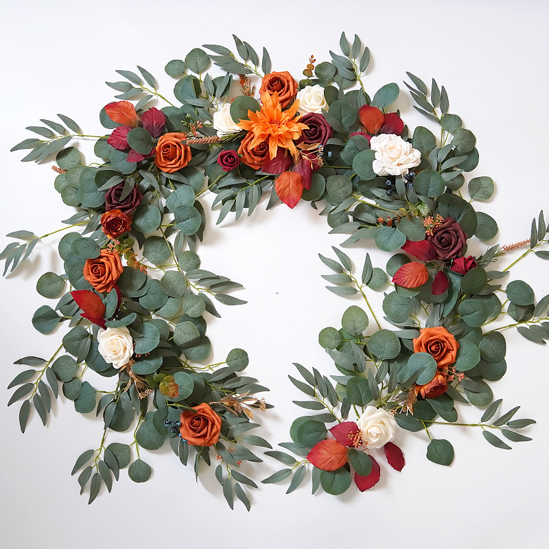 Yannew guirlandas de flores ar - Eucalyptus Preserved avaliação e preço